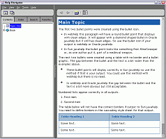 Java Help Format